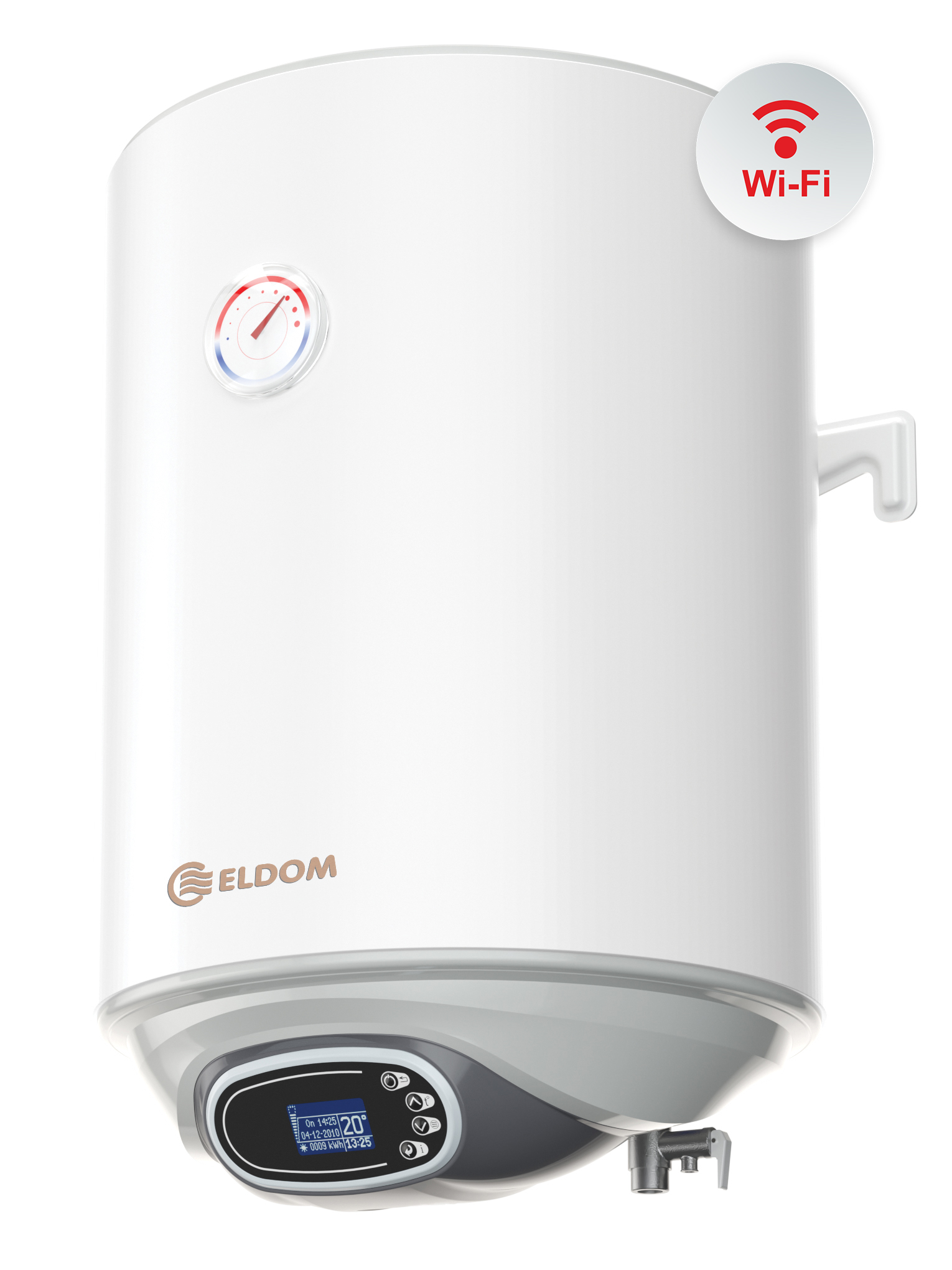 Warmwasserspeicher Eldom Favourite Digital 30 Liter druckfest  Wi-Fi App Steuerung
