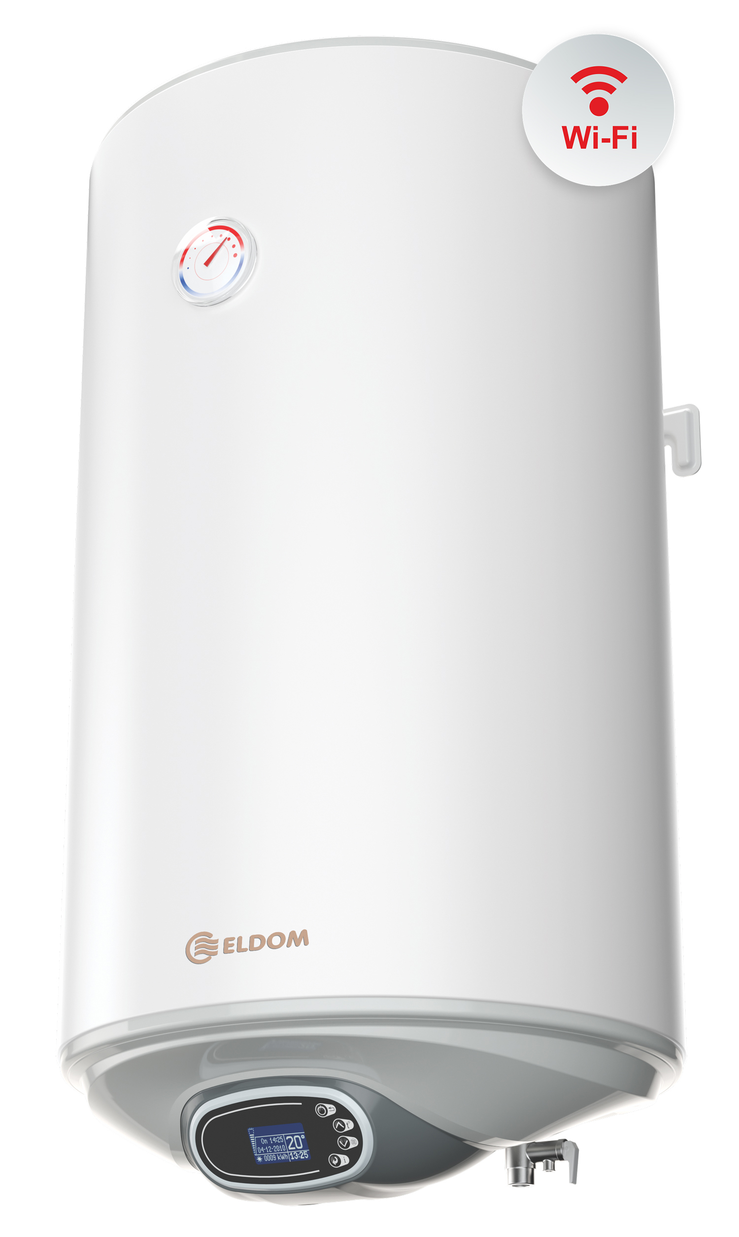 B-Ware Warmwasserspeicher Eldom Favourite Digital 80 Liter druckfest Wi-Fi App Steuerung